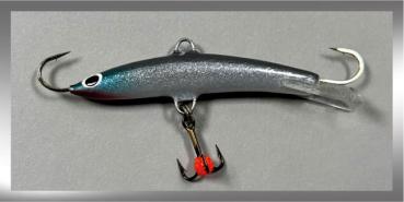 Preview: Balance Jig Hopeakala, Farbe: Grey Fish Glitter 312G, 15 Gramm, Länge: 6,5 cm von The Finnish Lure Company (Jarmo Rapala)
